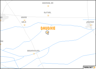 map of Dhūdike