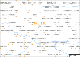 map of Dhuizel