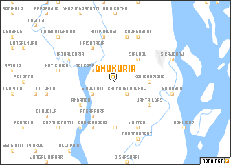 map of Dhukuria