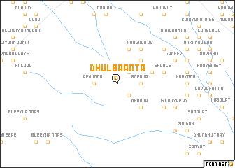 map of Dhulbaanta