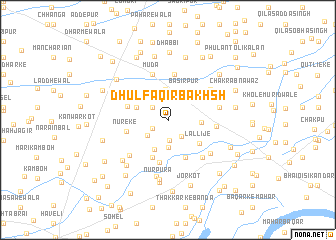 map of Dhūl Faqīr Bakhsh