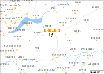 map of Dhuliān