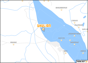 map of Dhuliān