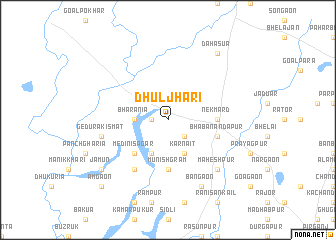 map of Dhuljhāri