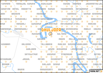 map of Dhuljora