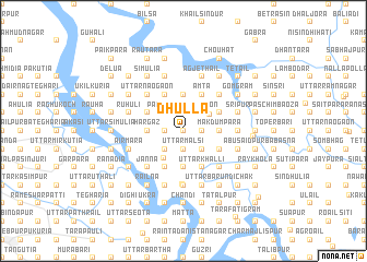 map of Dhulla