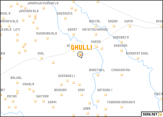 map of Dhulli