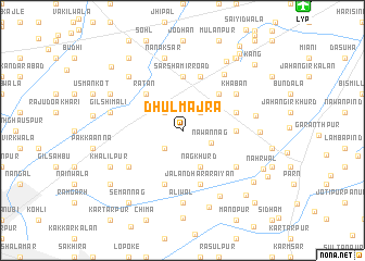 map of Dhul Mājra