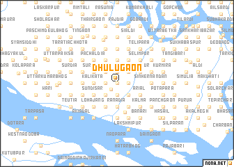 map of Dhulugaon