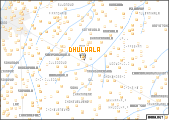 map of Dhūlwāla