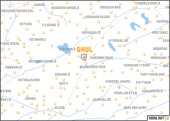 map of Dhūl