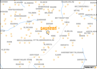 map of Dhumrān