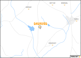 map of Dhumvād