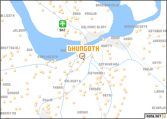 map of Dhun Goth