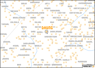 map of Dhūng