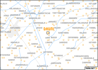 map of Dhuni