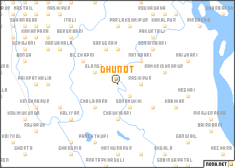 map of Dhunot