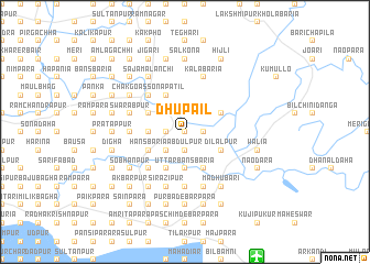 map of Dhupāil