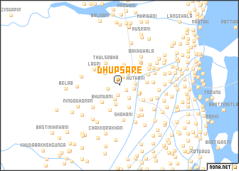 map of Dhupsare