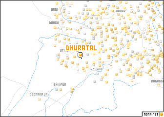 map of Dhurātāl