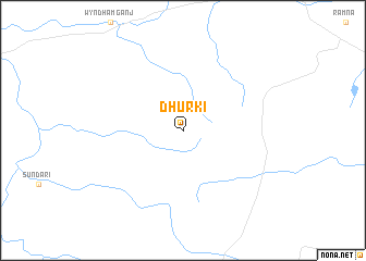 map of Dhurki