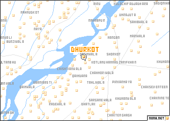 map of Dhur Kot