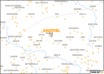 map of Dhurnāl