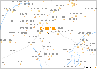 map of Dhurnāl