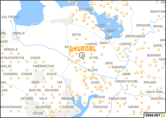 map of Dhurnāl