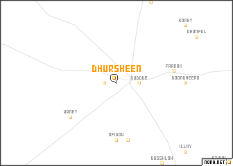 map of Dhursheen