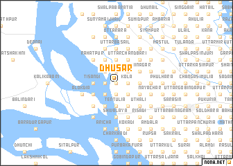 map of Dhusar