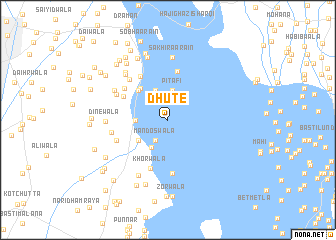 map of Dhūte