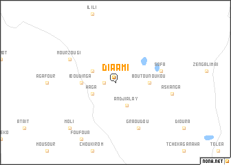 map of Diaami