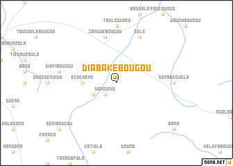 map of Diabakébougou