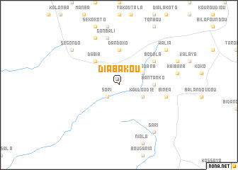 map of Diabakou