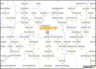 map of Diabanta