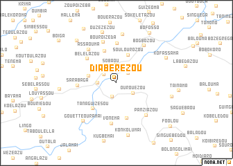 map of Diabérézou