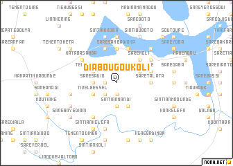 map of Diabougou Koli