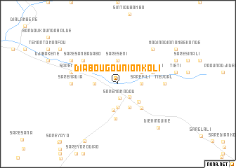 map of Diabougou Nionkoli