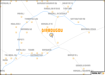 map of Diabougou