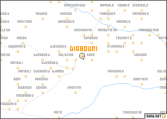 map of Diabouri