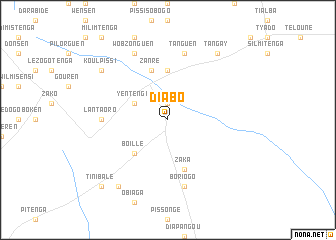 map of Diabo