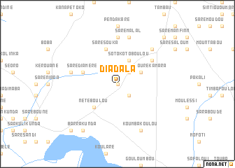 map of Diadala