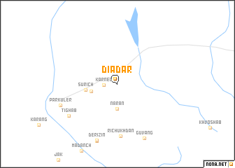 map of Dīādar