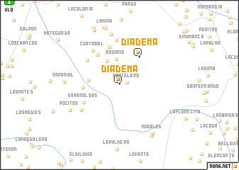 map of Diadema