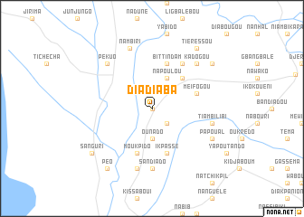 map of Diadiaba