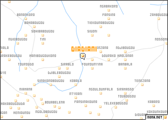 map of Diadiani