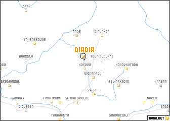 map of Diadia