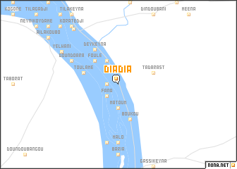 map of Diadia