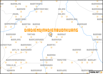 map of Ðịa Ðiểm Dinh Ðiền Buôn Kuăng